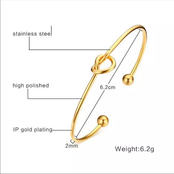 Silver Knot Bracelet (O16) - Picture 2 of 2